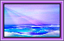 blue and purple painting of the ocean