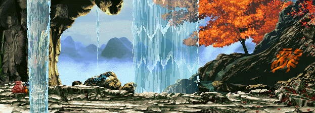 autumn waterfalls