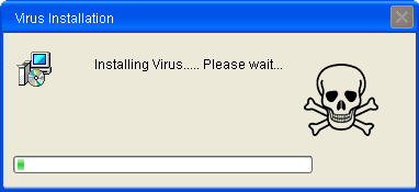 installing virus